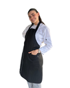 zittro Mandil delantal chef franja Negro. R92302-001 UNI