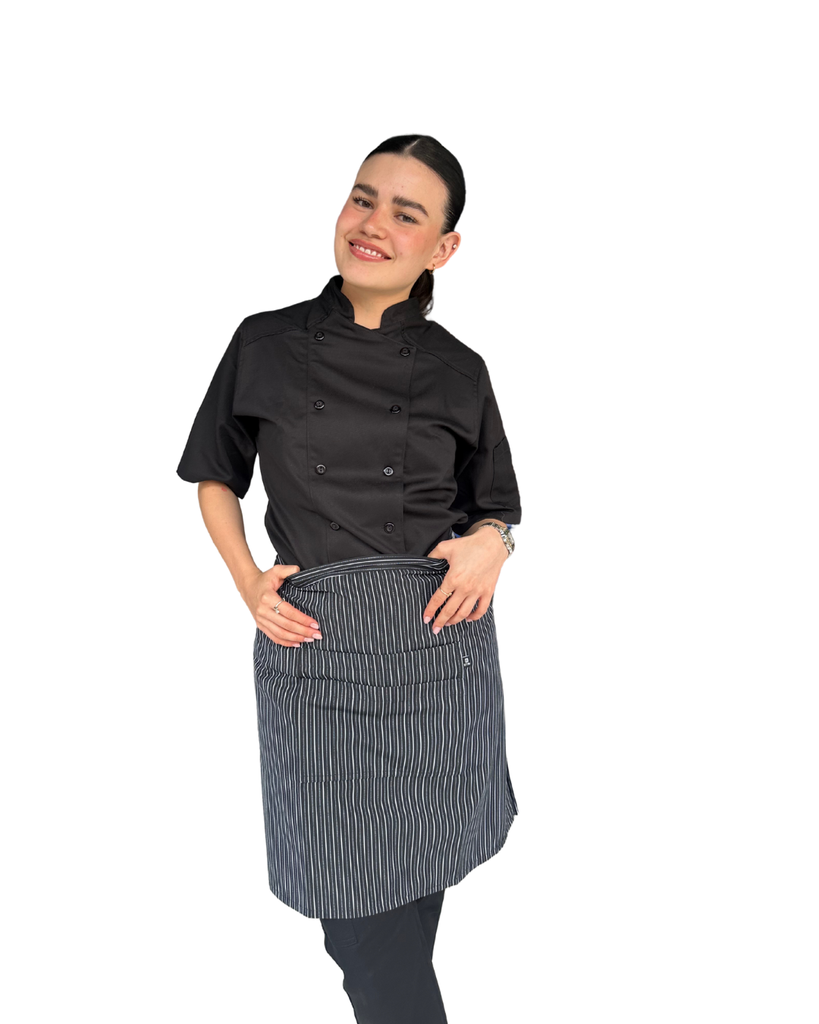 zittro Medio mandil delantal chef Rayas. R92304-010