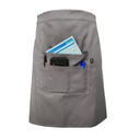 zittro Medio Mandil Delantal Chef Unisex Gris Oxford