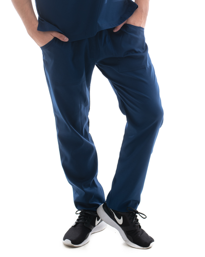 [M81102 440 ECH] zittro Pantalón Médico Stretch Hombre Recto Marino (ECH)