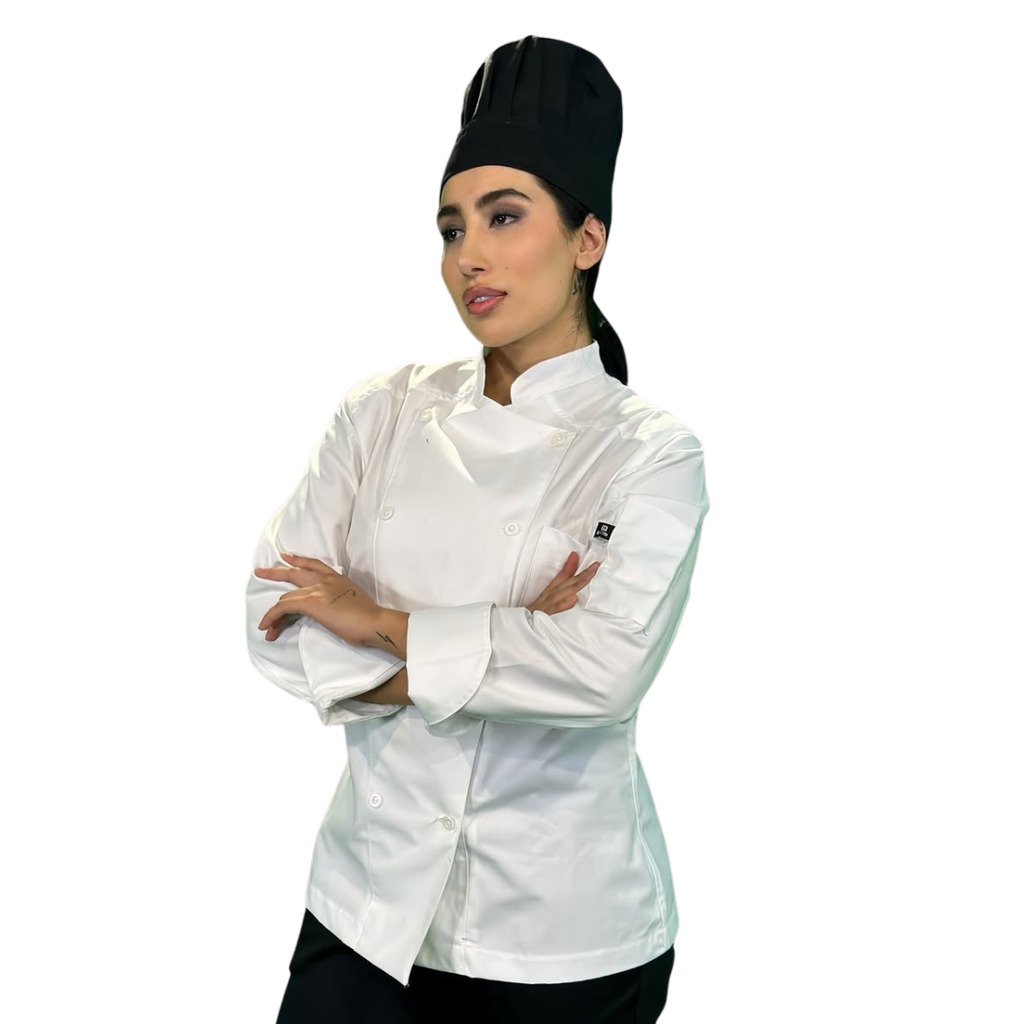[R90203-100 ECH] zittro Filipina Chef CC Mujer. Bco/Bco R90203-100 (ECH)