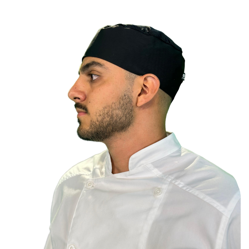 [R93302-010] zittro Cofia De Cocina Chef Negra Unisex